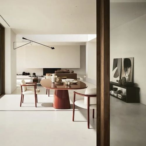 Sedia contemporanea - HERI O' - B&B Italia - da interno / in tessuto / con supporto in legno massiccio