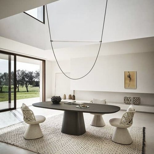 Sedia contemporanea - FLAIR O' COUTURE - B&B Italia - da interno / in tessuto / con supporto tessuto
