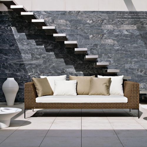 Divano modulare - Charles - B&B Italia - contemporaneo / da giardino / in tessuto