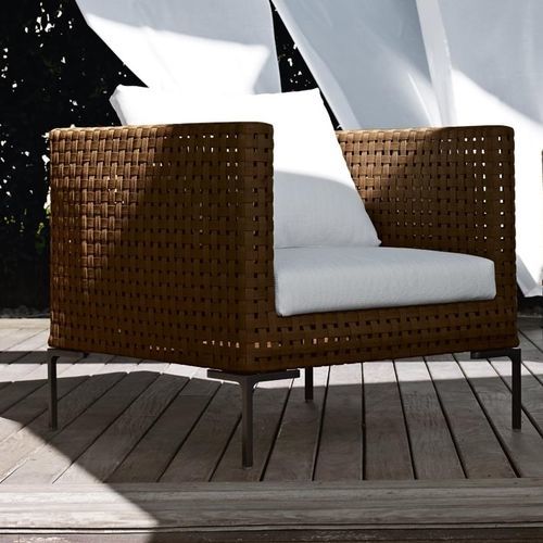 Poltrona contemporanea - Charles - B&B Italia - in tessuto / in alluminio / in polipropilene