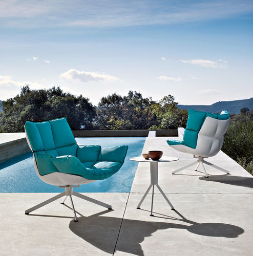 Chauffeuse contemporanea - Husk - B&B Italia - in tessuto / in alluminio / in plastica