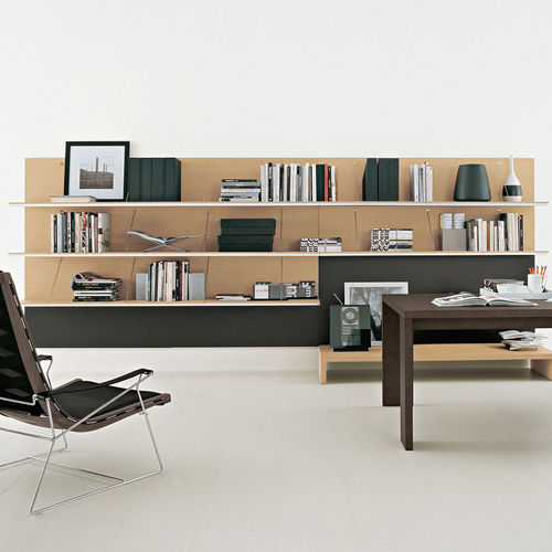 Libreria a muro - Pab - B&B Italia - contemporanea / in legno laccato / in MDF laccato