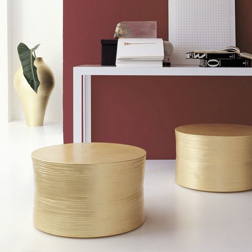 Sgabello contemporaneo - Gold - B&B Italia - in ceramica / con base in ceramica / con base centrale