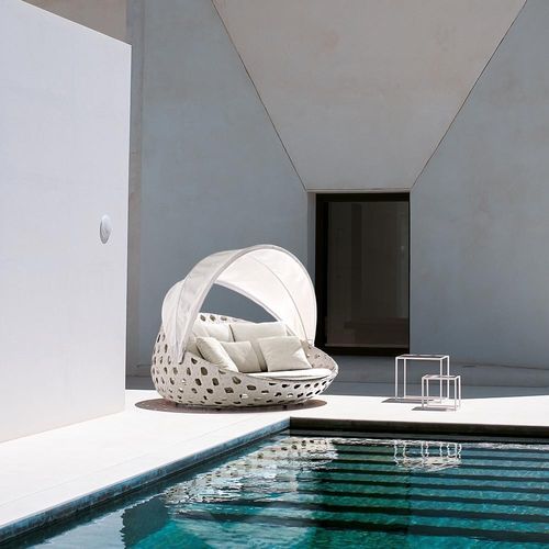 Divano rotondo - Canasta - B&B Italia - contemporaneo / da esterno / in tessuto