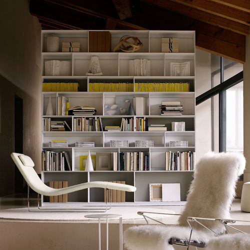 Libreria modulare - Flat.c - B&B Italia - contemporanea / in legno laccato / in MDF laccato