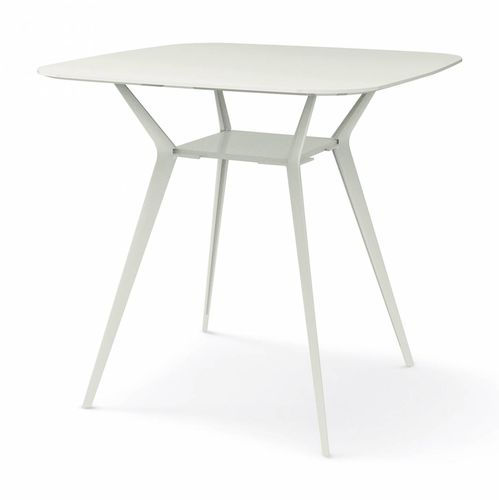 Tavolo alto contemporaneo - BIPLANE / 454 - ALIAS - in MDF / in alluminio laccato / con supporto in ghisa di alluminio
