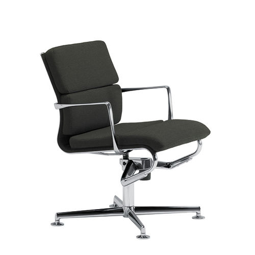 Sedia da ufficio contemporanea - MEETINGFRAME LOUNGE 52 SOFT / 469 - ALIAS - da interno / in tessuto / in pelle