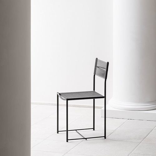 Sedia contemporanea - SPAGHETTI / 101 - ALIAS - da interno / in pelle / in PVC