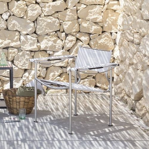 Sedia contemporanea - GREEN / 209_O - ALIAS - da giardino / in rete di poliestere / con supporto in acciaio inossidabile