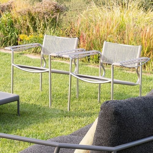 Sedia contemporanea - GREEN / 202_O - ALIAS - da esterno / in PVC / con supporto in acciaio inossidabile