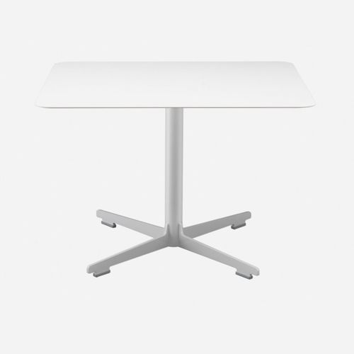 Tavolo da bistrot contemporaneo - CROSS / 574 - ALIAS - in laminato / con supporto in acciaio laccato / quadrato