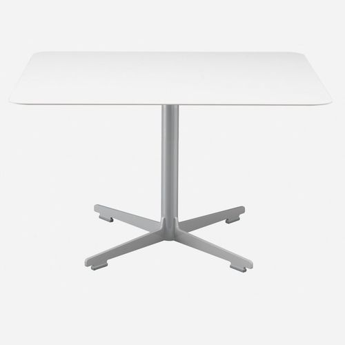 Tavolo da bistrot contemporaneo - CROSS / 577 - ALIAS - in laminato / con supporto in acciaio laccato / quadrato