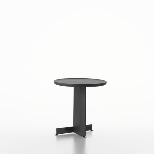 Tavolino basso contemporaneo - SAVOY 58A - ALIAS - impiallacciato in legno / in MDF laccato / con supporto in acciaio laccato