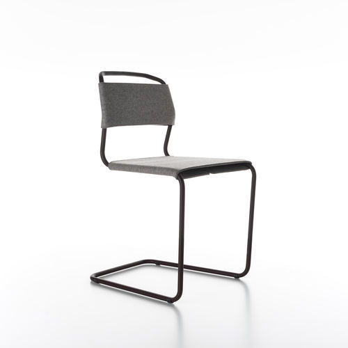 Sedia contemporanea - B-KINI - ALIAS - da interno / in feltro / con supporto in acciaio