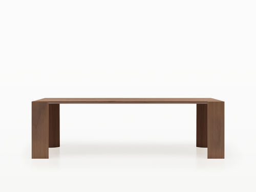 Tavolo contemporaneo - HIWOOD / 53 - ALIAS - impiallacciato in legno / in noce / in legno laccato