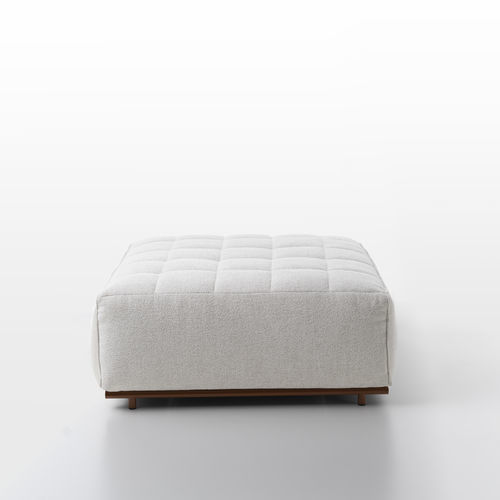 Pouf contemporaneo - MADDY - ALIAS - in pelle / in tessuto / quadrato