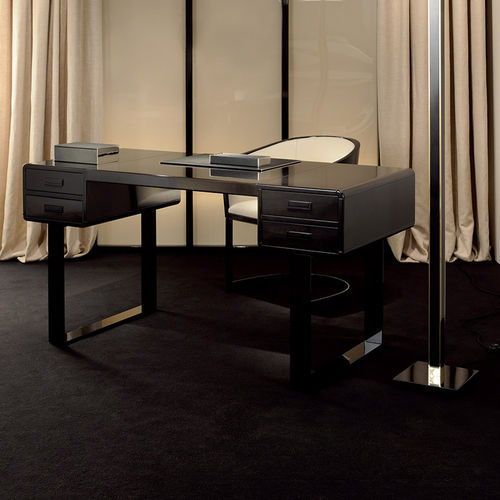 Scrivania contemporanea - EUCLIDE - Giorgio Armani Casa - in acero / in acciaio
