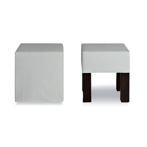 Pouf contemporaneo - DAKAR - Giorgio Armani Casa - in tessuto / in pelle