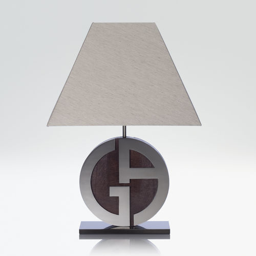 Lampada da tavolo - CHERIE - Giorgio Armani Casa - in tessuto / in nichel / classica