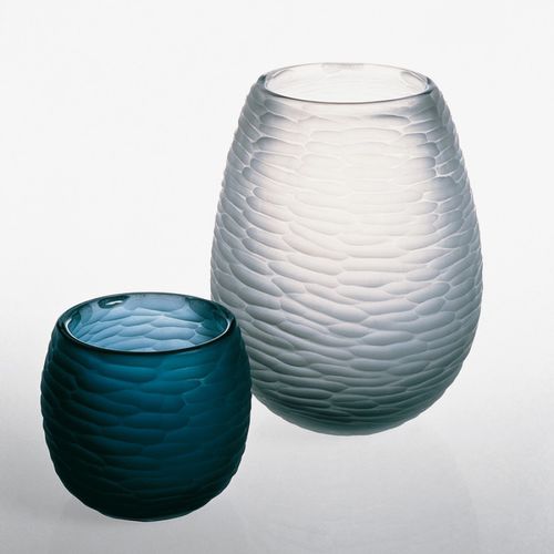 Vaso contemporaneo - ALCAZAR - Giorgio Armani Casa - in vetro di Murano