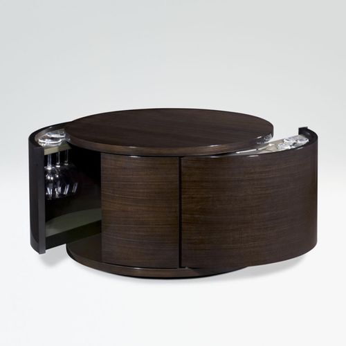 Mobile bar contemporaneo - CIRCLE - Giorgio Armani Casa - in legno
