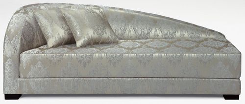 Dormeuse contemporanea - ADRIANA - Giorgio Armani Casa - in tessuto / in pelle