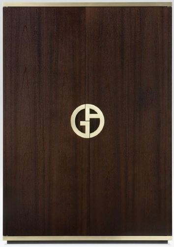 Armadio contemporaneo - D'ALAMBERT - Giorgio Armani Casa - in legno / con ante battenti