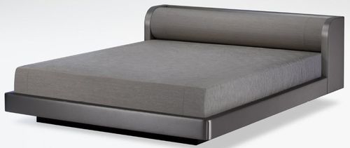 Letto matrimoniale - BOTTICELLI - Giorgio Armani Casa - contemporaneo / con testiera imbottita / in legno