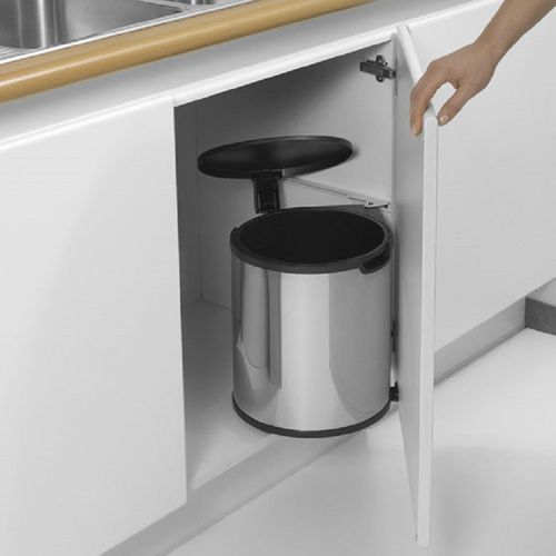 Portarifiuti in acciaio - 418181 - Brabantia International - da incasso / per uso residenziale / singolo