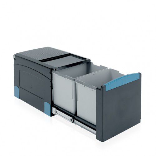 Portarifiuti in plastica - 395666 - Brabantia International - doppio / contemporaneo / da cucina