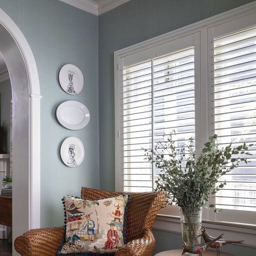 Carta da parati classica - DRAG - Farrow & Ball - a righe / aspetto tessuto / blu