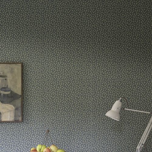 Carta da parati contemporanea - RENAISSANCE LEAVES series - Farrow & Ball - a motivi / verde / marrone