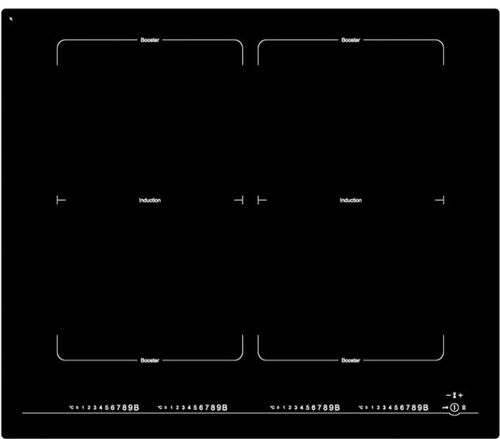 Piano cottura a induzione - APIND656 - Mobalpa - 4 fuochi / da incasso / con comandi tattili