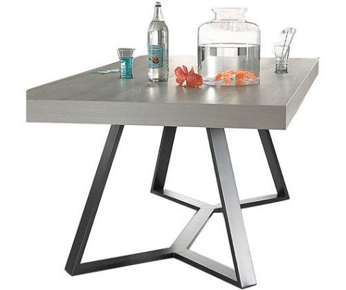 Tavolo da pranzo contemporaneo - ARABESK - Mobalpa - in laminato / in acciaio laccato / rettangolare