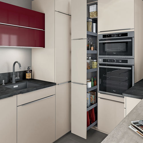 Cucina contemporanea - AMBIANCE LUMINEUSE - Mobalpa - in laminato / a U / con impugnature
