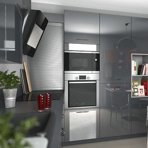 Cucina contemporanea - AMBIANCE POP - Mobalpa - in laminato / a U / con impugnature