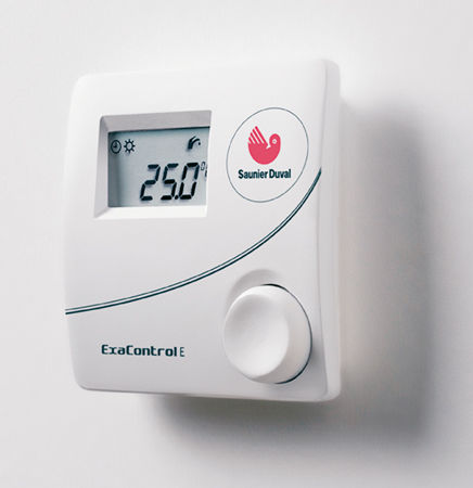 Termostato per riscaldamento - EXACONTROL E - Saunier Duval - d'ambiente / a muro / bianco
