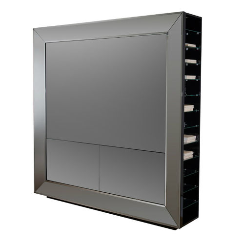 TV a specchio da terra - HUGUES CHEVALIER - contemporaneo / rettangolare / in legno