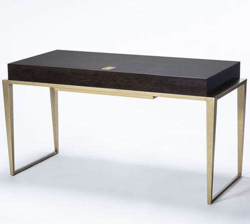 Scrivania contemporanea - CONTI - HUGUES CHEVALIER - in legno / in metallo