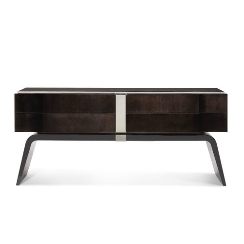 Credenza con piedi alti - ARC - HUGUES CHEVALIER - contemporanea / in legno / in metallo