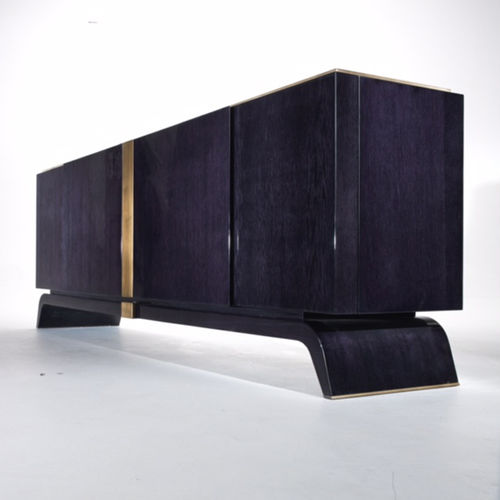 Credenza contemporanea - VENDÔME - HUGUES CHEVALIER - in rovere / in metallo