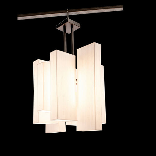 Lampadario contemporaneo - PALATINE - HUGUES CHEVALIER - in metallo / in tessuto