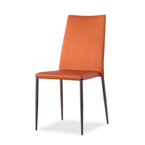 Sedia contemporanea - BEA - Airnova - da interno / in pelle / con supporto in metallo verniciato
