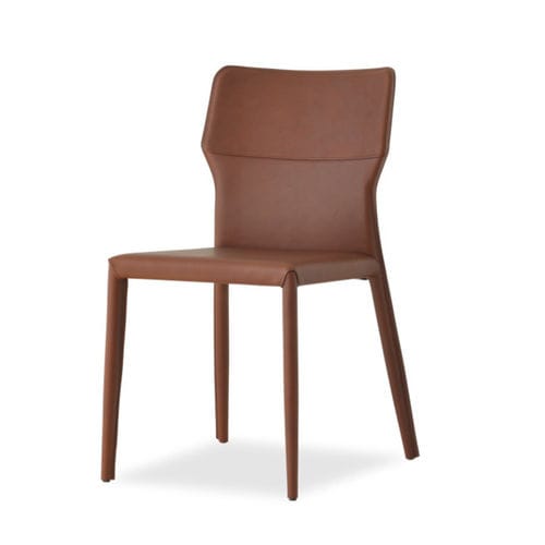Sedia contemporanea - MARYL - A - Airnova - da interno / in pelle / imbottita