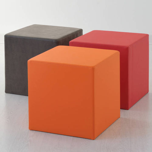 Pouf Moderno - Q 40 - Airnova - In Pelle / Quadrato / Contract