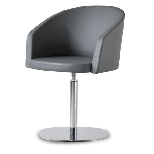 Sedia da ristorante contemporanea - NEST - 01 - Airnova - da interno / in pelle / con supporto in metallo