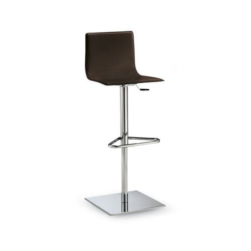 Sedia alta contemporanea - SGABO' - Airnova - da interno / in pelle / in metallo