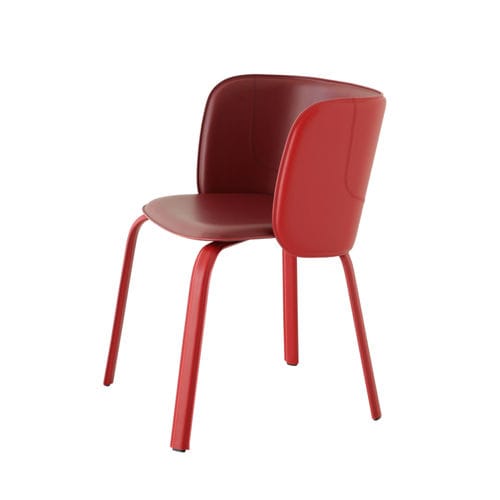 Sedia contemporanea - BELT - Airnova - da interno / in pelle / in metallo