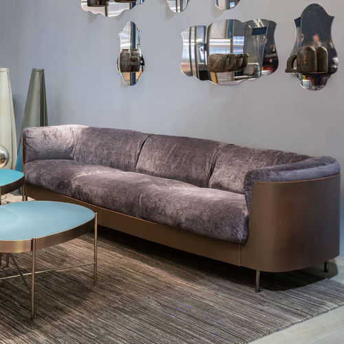 Divano contemporaneo - SELLARIUS - 03 - Airnova - in pelle / marrone / blu