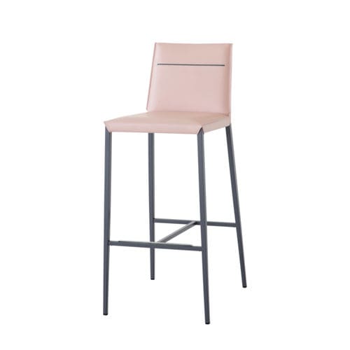 Sedia alta contemporanea - LOLAS - SG - Airnova - da interno / in pelle / in metallo